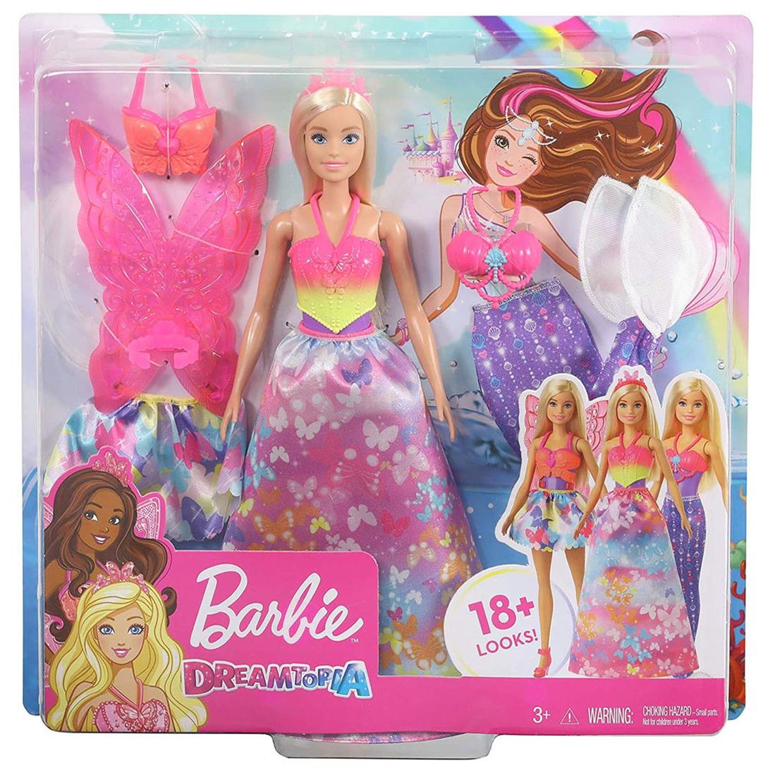 Barbie Dreamtopia Dönüşen Prenses Bebek Oyun Seti GJK40 IRMAK TOYS